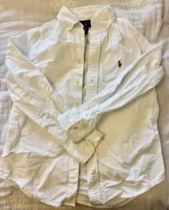Ralph Lauren ホワイト長袖シャツ S/P (8)