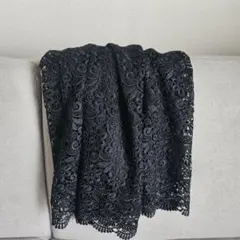 ユニクロ　レーススカート　XXL ブラック