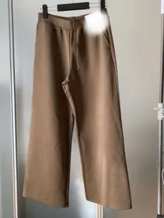 オリーブ色 Lサイズ ワイドパンツ　ドライスウェット