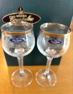 ボヘミアクリスタル ワイングラス ペア