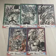 【未開封】一番くじ ワンピース 匠ノ系譜 決闘の記憶 H賞 墨式ポスター 5種