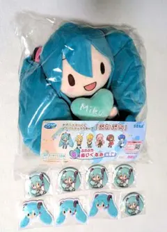 セガ ラッキーくじ　ピアプロ ふわぷち　初音ミク ぬいぐるみ 9個セット