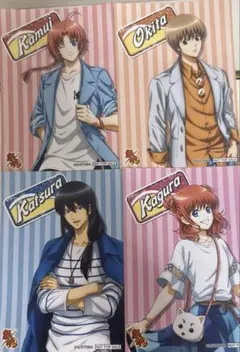 銀魂　ダッシュストア　ブロマイド　カード　沖田　神威　桂　神楽　非売品
