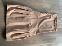 FOXEY NEW YORK ノースリーブワンピース ピンクベージュ