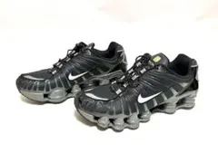 NIKE SHOX TL black and metallic silver