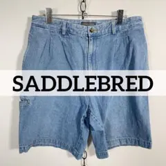 USA古着 90sヴィンテージ SADDLEBRED デニムショートパンツのサムネイル