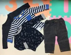 ロンT  &  パンツ  4点セット