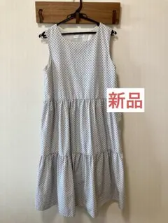 【新品】UNITED ARROWS ノースリーブ ティアードワンピースのサムネイル