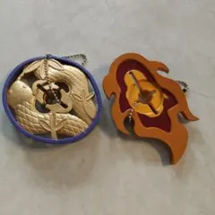 鬼滅の刃ガチャガチャキーホルダー2点セット