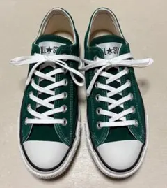 コンバース　日本製　スエード　オールスター J　グリーン　OX　24.5cm