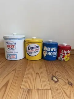 Domino Sugar ビンテージ ブリキ缶 - メルカリ