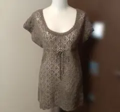 フェアリーグランジ 森ガール レース編み チュニック ワンピース