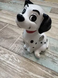 昭和 レトロ ダルマチン 犬 貯金箱 置物 【新品 箱入】 メルカリのみの