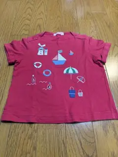 familiar 赤　Tシャツ 120cm