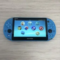 【動作品】PS Vita2000本体 ブルー青　PCH-2000