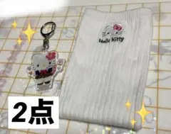 ハローキティ ルーズソックス風　ペットボトルカバー アクキー ガチャガチャ