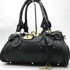 ✨廃盤品✨クロエ ハンドバッグ パディントン 南京錠 レザー ブラック Y2K
