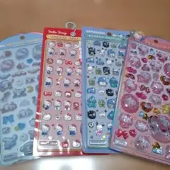 ボンボンドロップシール　うるちゅる　コットンパフィー　４種類セット