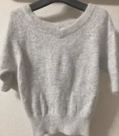 【未使用】アンゴラふわふわニットトップス　PROPORTION