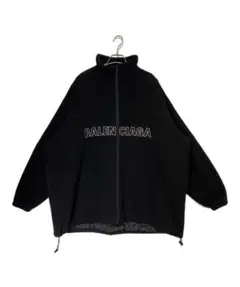 BALENCIAGA ジップアップフリーストラックジャケット黒のサムネイル