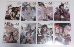 文豪ストレイドッグス　 ゲーマーズ 特典 クリアカード 8枚セット