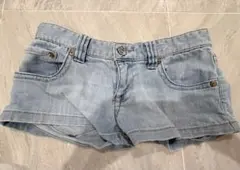 ROXY デニムショートパンツ ライトブルー Sサイズのサムネイル