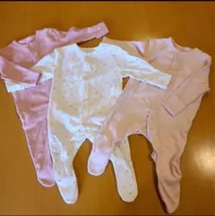 プライマークベビーロンパース3点セット未使用品のサムネイル