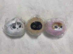 モフサンド 飲茶にゃんおかおぬいぐるみ 3つセット