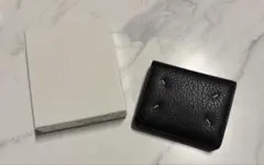 Maison Margiela 4ステッチ 二つ折り ウォレット ブラック