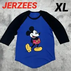 XL 00s ミッキー ラグラン レアカラー 七分袖 70s 80s 90sのサムネイル