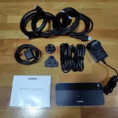 UGREEN HDMI KVM切替器 AK500 PC2台 2モニター