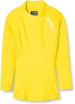ヨネックス 　サッカー　ジュニアハイネック　長袖シャツ 130　イエロー