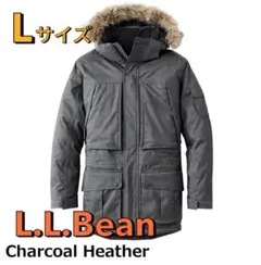 L.L.Bean チャコールヘザー ダウンジャケット Lサイズ　エルエルビーン