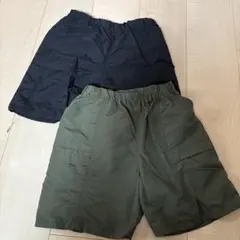 ハーフパンツ　2枚　ジーユー　しまむら　バースデイ