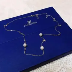 自宅保管 スワロフスキー シェル ネックレス＆ブレスレット - メルカリ
