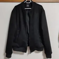 ZARA ブラック ボンバージャケット Mサイズ