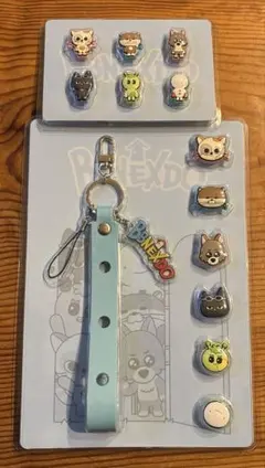 BOYNEXTDOOR ペンライト ストラップ セット BOYNEXTDOOR OFFICIAL LIGHT STICK SET(カバー付き) Accessories