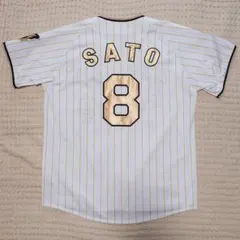 阪神タイガース 佐藤輝明 2023チャンピオンユニフォーム 8 Lサイズ 阪神タイガース 佐藤輝明 2023チャンピオンユニフォーム 8 Lサイズ
