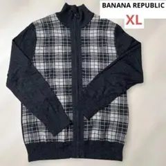 【ウール100%】BANANA REPUBLIC あたたかカーディガン XL