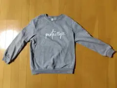 SHEIN perfectly ロゴ トレーナー グレー 11-12Y