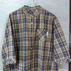 新品！LOGOS DAYS チェック柄シャツワンピース