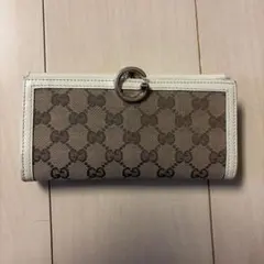 GUCCI GGキャンバス 長財布 ホワイトのサムネイル