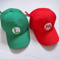 マリオ&ルイージ キャップ2点セット