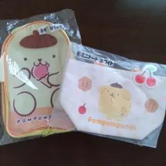 サンリオ　当りくじ　ポムポムプリン　ミニトート&収納バッグ