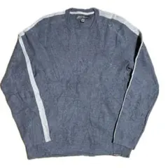 Eddie Bauer エディーバウアー コットンニット セーター グレー M