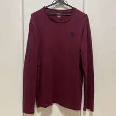 POLO RALPH LAUREN 長袖tシャツM バーガンディ