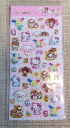 サンリオ　ラメ入り樹脂もりシール　ヘイセイデザイン　新品未使用品