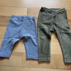 ユニクロ　リブレギンス 70cm80cm 2点セット