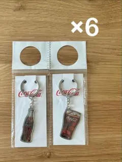 Coca-Cola オリジナルキーホルダー2種セット 計12個 ※バラ売り不可のサムネイル