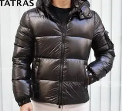 TATRAS フード付き黒ダウンジャケット